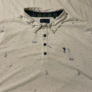 William Murray Bob Sailing White Polo Size XL